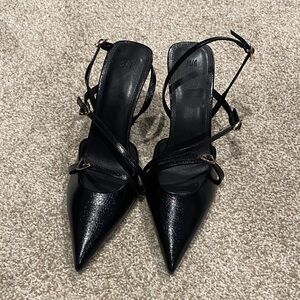 H&M Black Strappy Heels